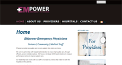Desktop Screenshot of empoweremergencyphysicians.com
